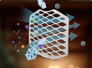 FILTERS OUT DUST AND PARTICLES!