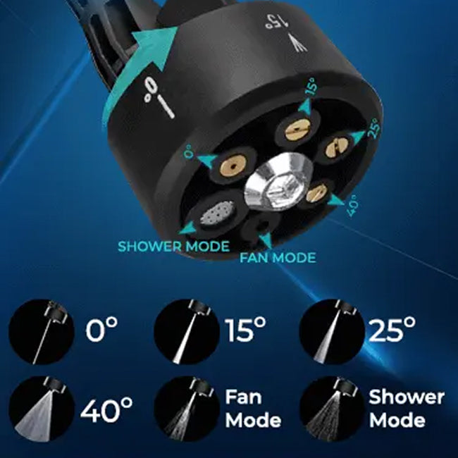 HydroX5 6-in-1 Turbo Spray Head